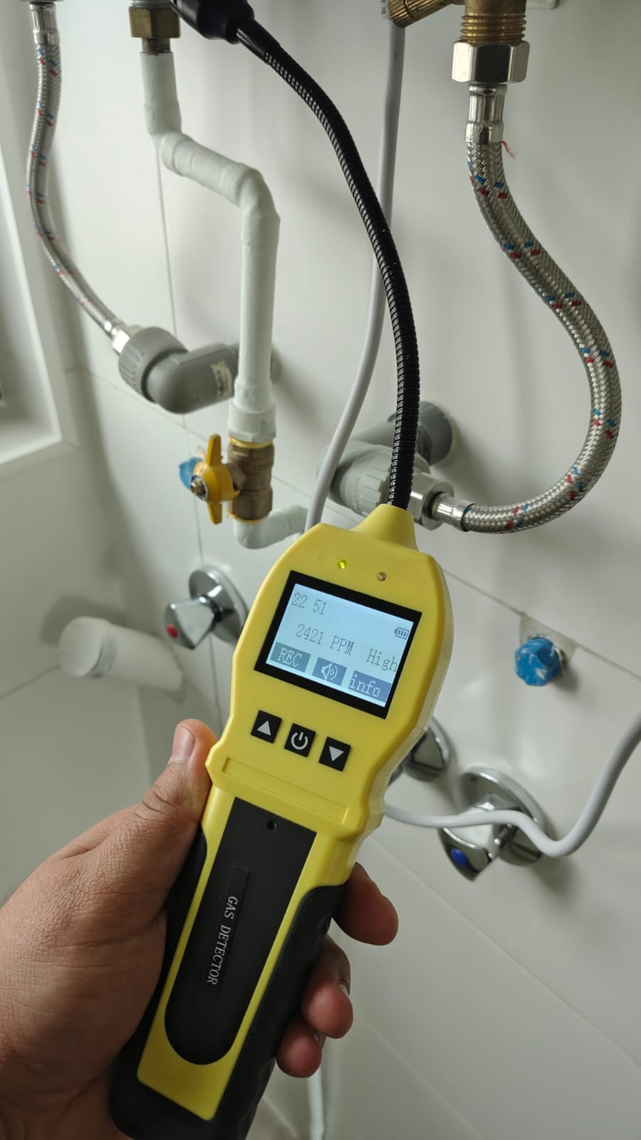Detector de Gas certificado SEC