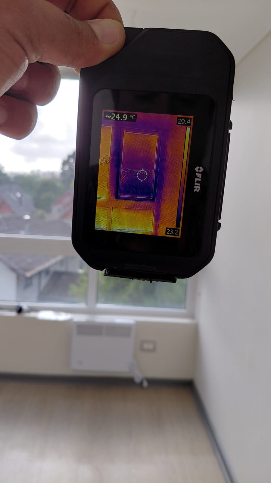 Uso de Cámara Térmica FLIR para detección de fugas